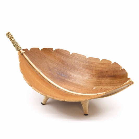 Porte-thé en feuille de cocotier - Naturel