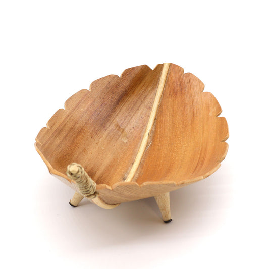 Porte-thé en feuille de cocotier - Naturel
