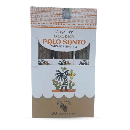 Bâtonnets de résine de maculage Golden Palo Santo 30 g (6 unités)