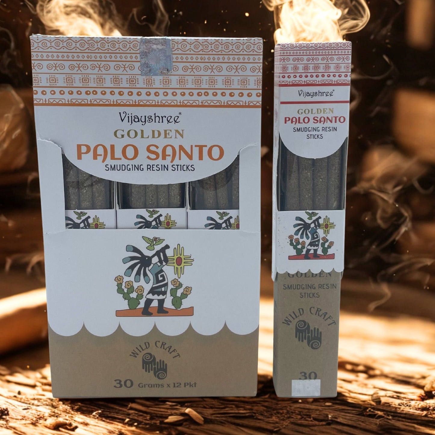 Bâtonnets de résine de maculage Golden Palo Santo 30 g (6 unités)