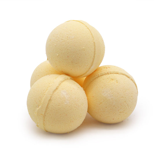 Bombe de bain à la camomille et au pamplemousse