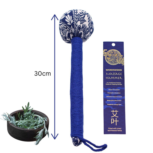 Martillo de masaje de ajenjo - Azul