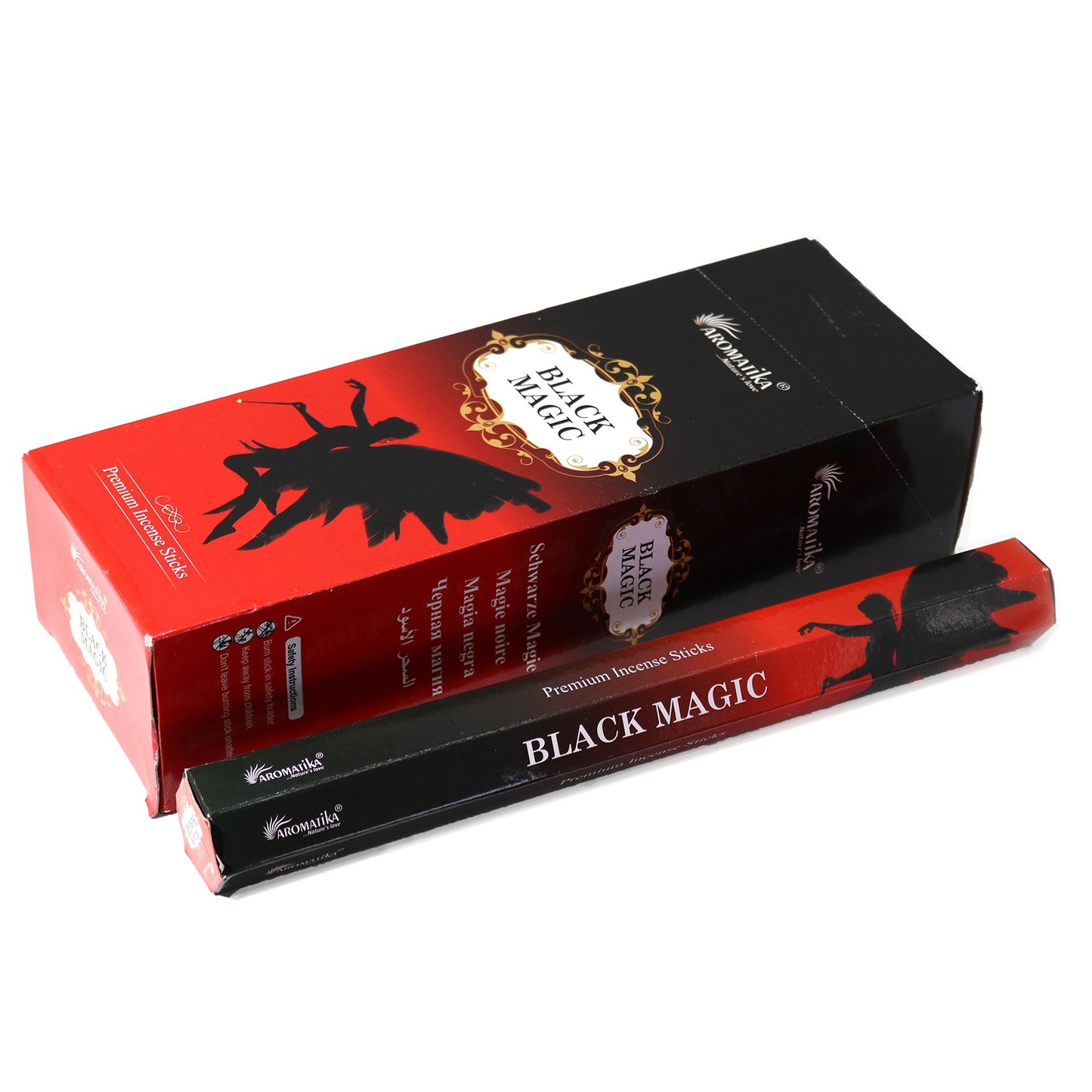 Encens hexagonal sans charbon Aromatika - Magie noire