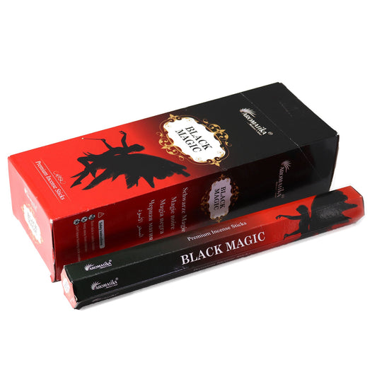 Encens hexagonal sans charbon Aromatika - Magie noire