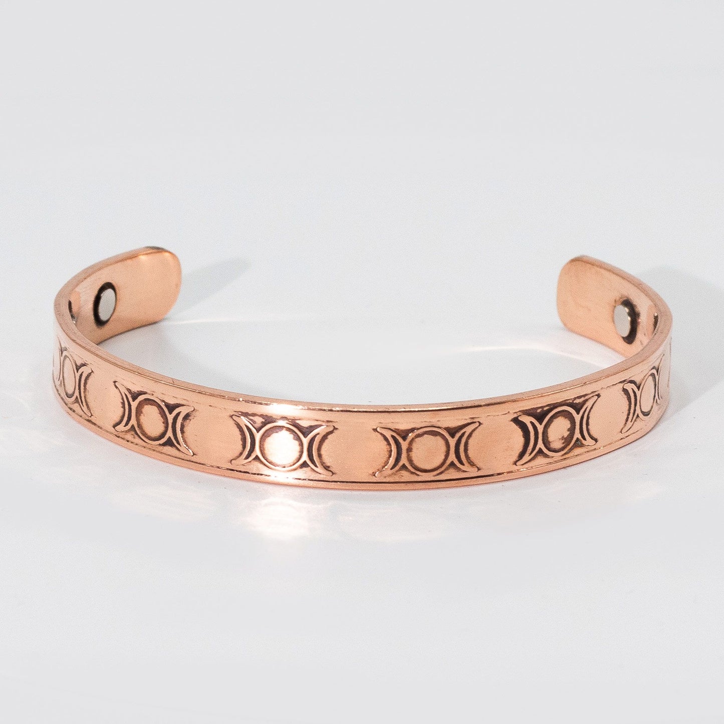 Bracelets en cuivre massif pour hommes avec aimants (assortiment)