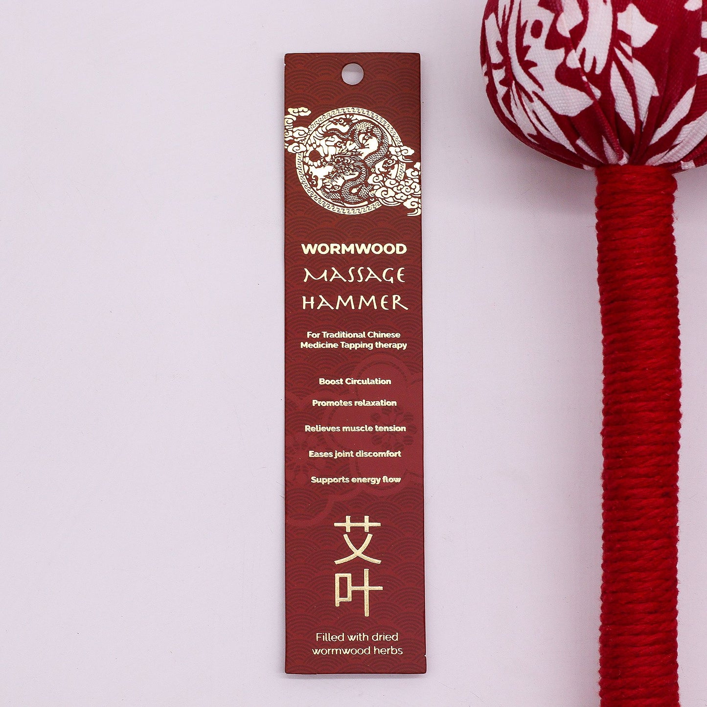Martillo de masaje de ajenjo - Rojo