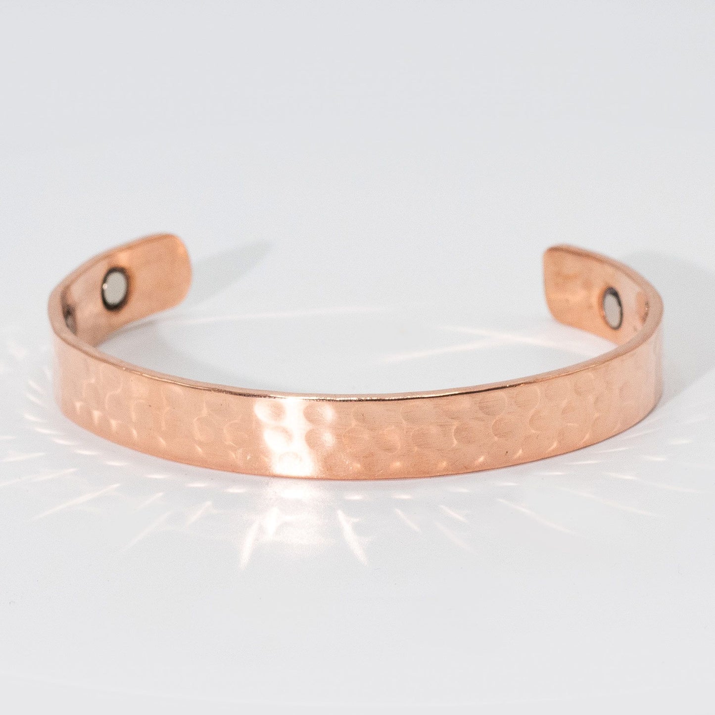 Bracelets en cuivre massif pour hommes avec aimants (assortiment)