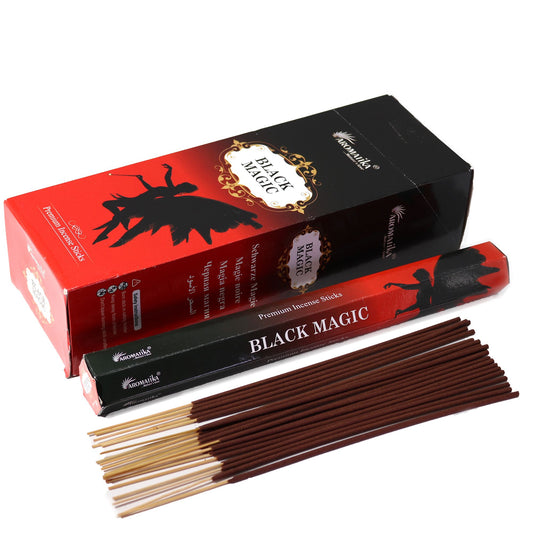 Encens hexagonal sans charbon Aromatika - Magie noire