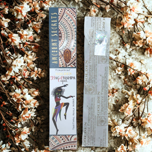 15 g de copal doré et de nag champa