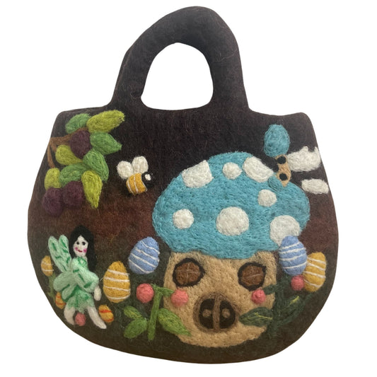 Sac en feutre Fairy Garden - 35 x 27 cm