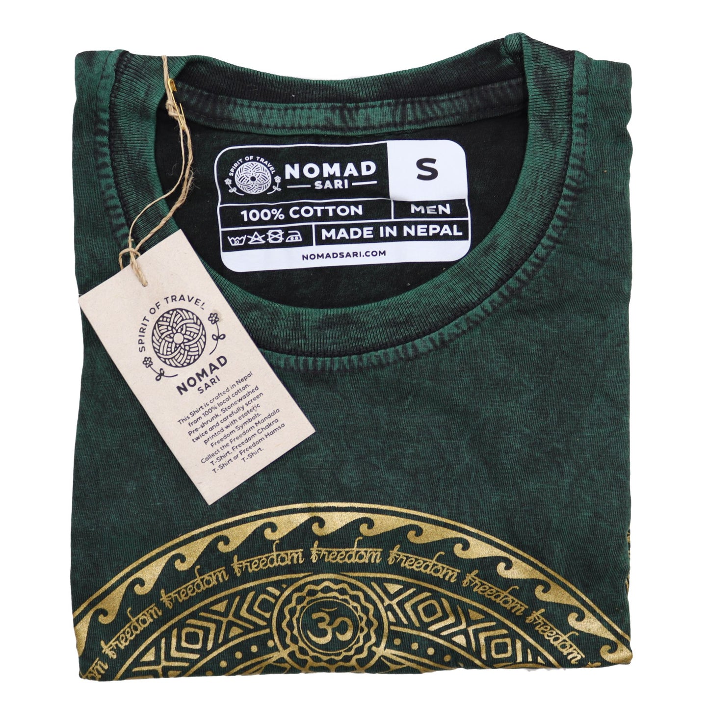T-shirt Nomad Sari petit modèle - Chakra - Vert