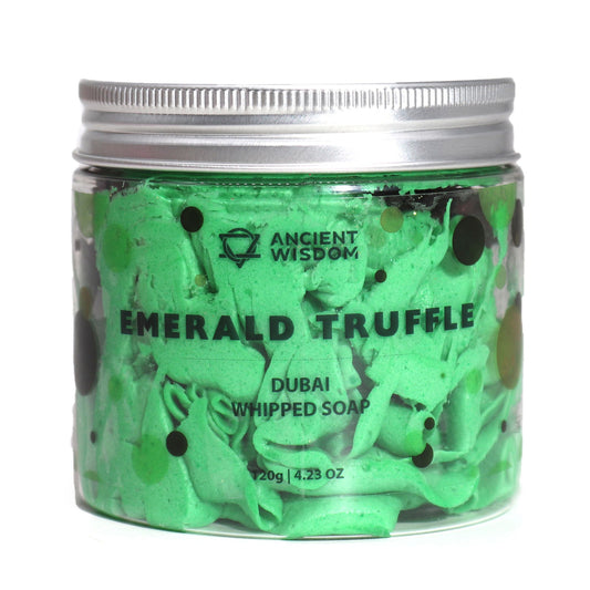 Jabón de crema batida de Dubai - Trufa esmeralda 120g