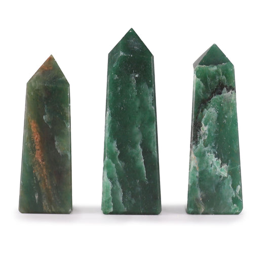Obélisques de pierres précieuses d'environ 5 cm - Jade indien