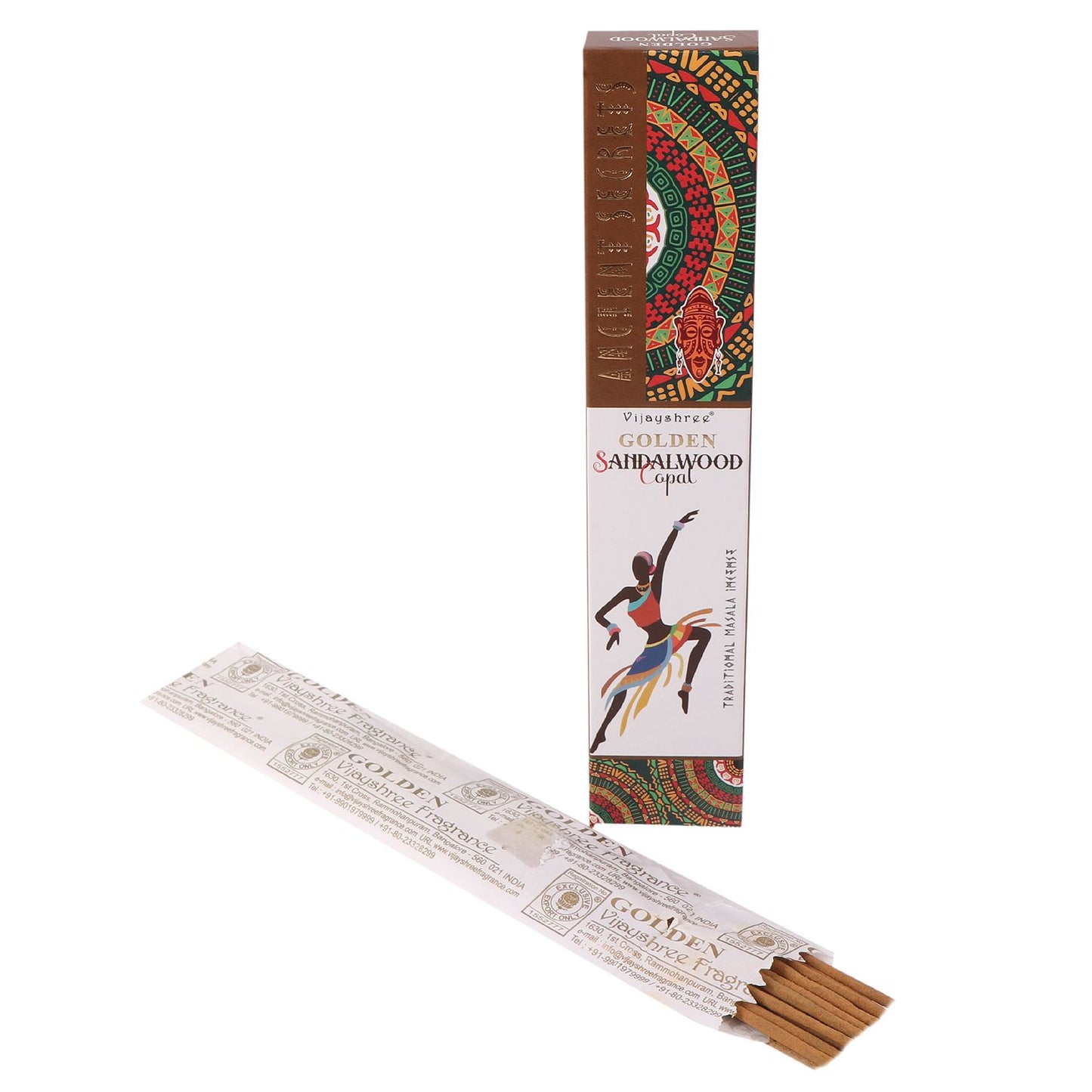 15 g de copal doré et de bois de santal