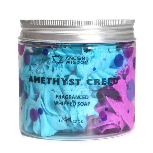 Jabón de crema batida Amethyst Creed 120g
