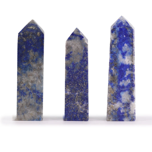 Obélisques en pierres précieuses d'environ 5 cm - Lapis-lazuli afghan