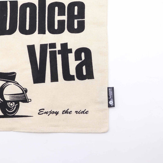 Sac basique emblématique - La Dolce Vita - (40x36cm) - Naturel 113g