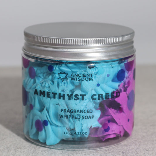 Jabón de crema batida Amethyst Creed 120g