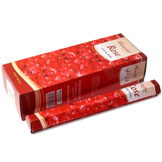 Encens hexagonal sans charbon Aromatika - Rose