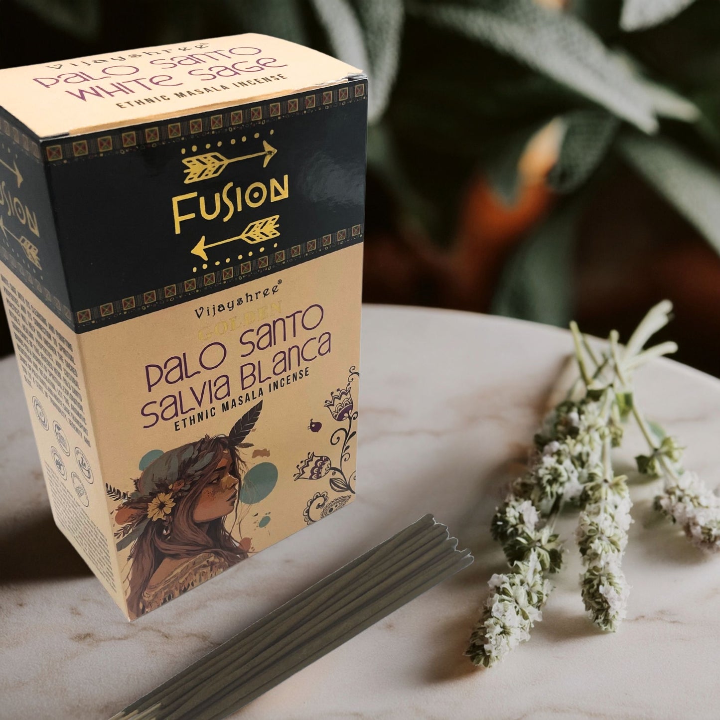 15 g de Palo Santo doré et de sauge blanche