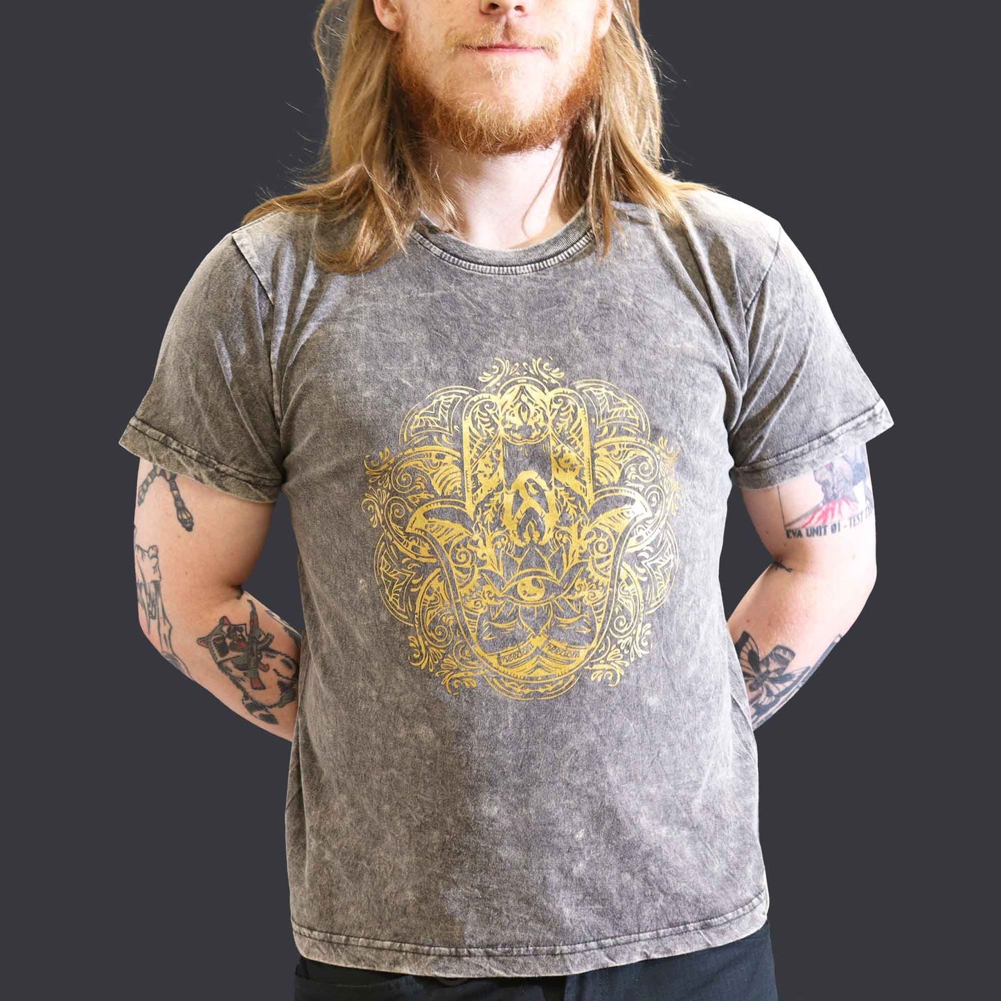 T-shirt Nomad Sari Small - Hamsa - Gris foncé