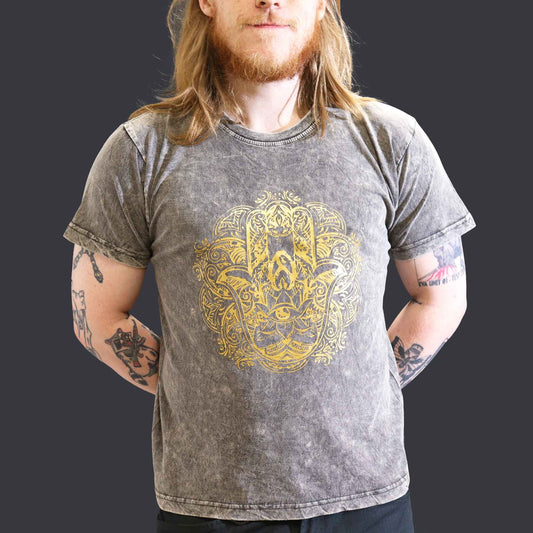 T-shirt Nomad Sari Small - Hamsa - Gris foncé