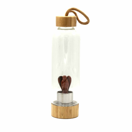 Minéral en bouteille - Jaspe rouge revigorant - Angel