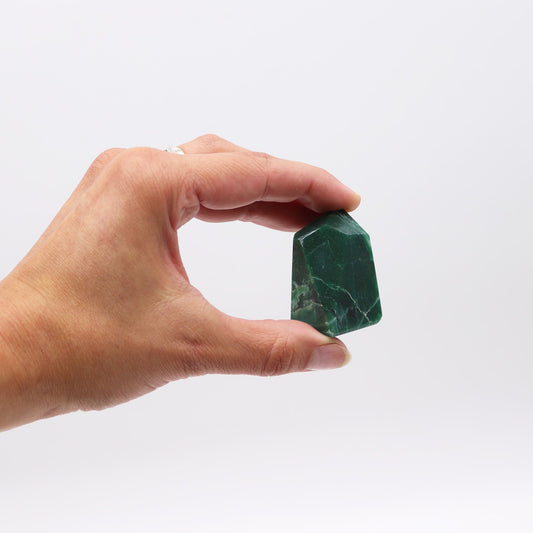 Pointes de pierres précieuses d'environ 6 cm (0,5 kg) - Jade indien