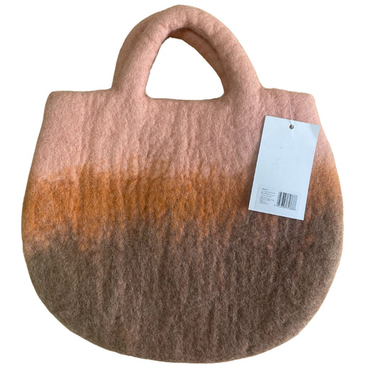 Sac en feutre avec tournesols et abeilles - 35 x 27 cm