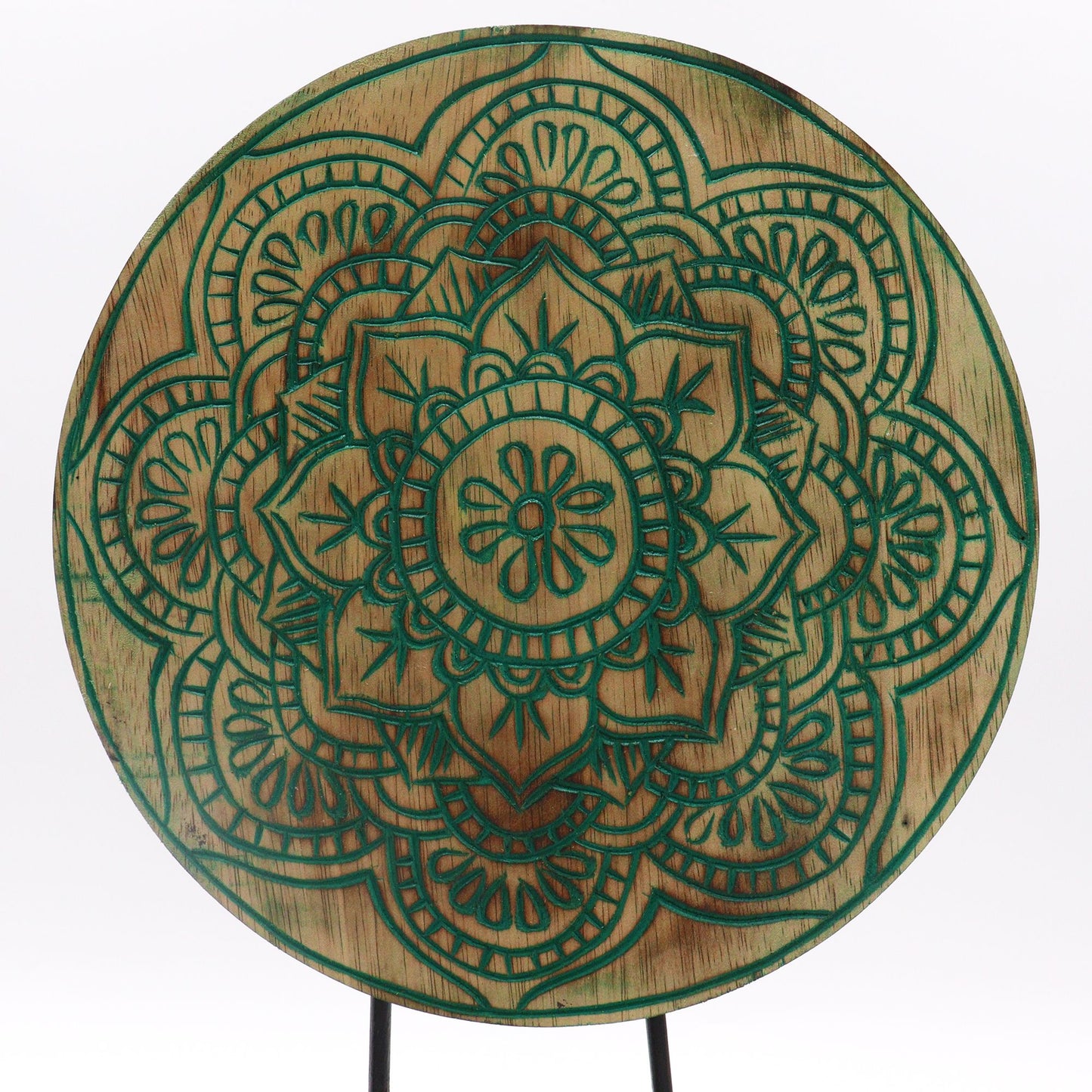 Ensemble Bouddha Feng Shui - Mandala - Vert