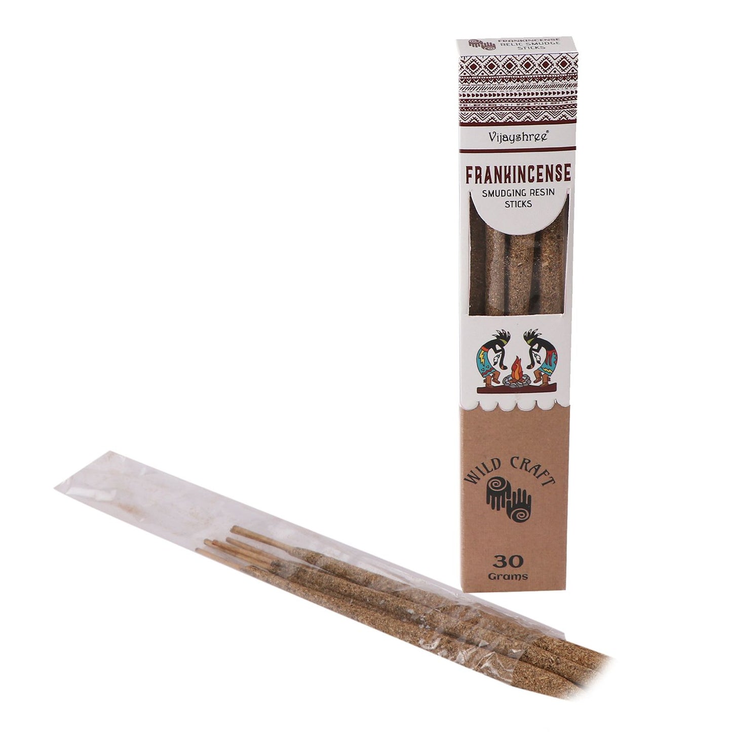 Bâtonnets d'encens dorés en résine pour maculage 30 g (6 unités)