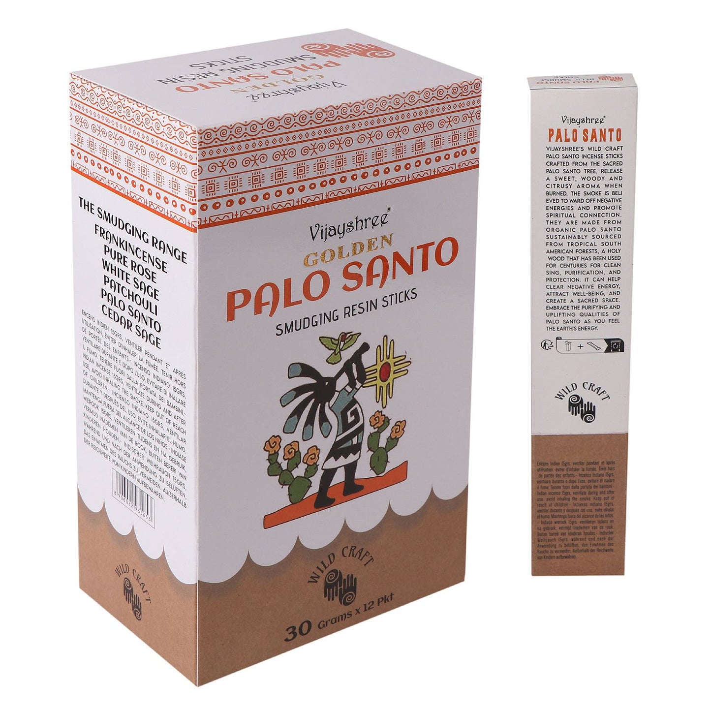 Bâtonnets de résine de maculage Golden Palo Santo 30 g (6 unités)