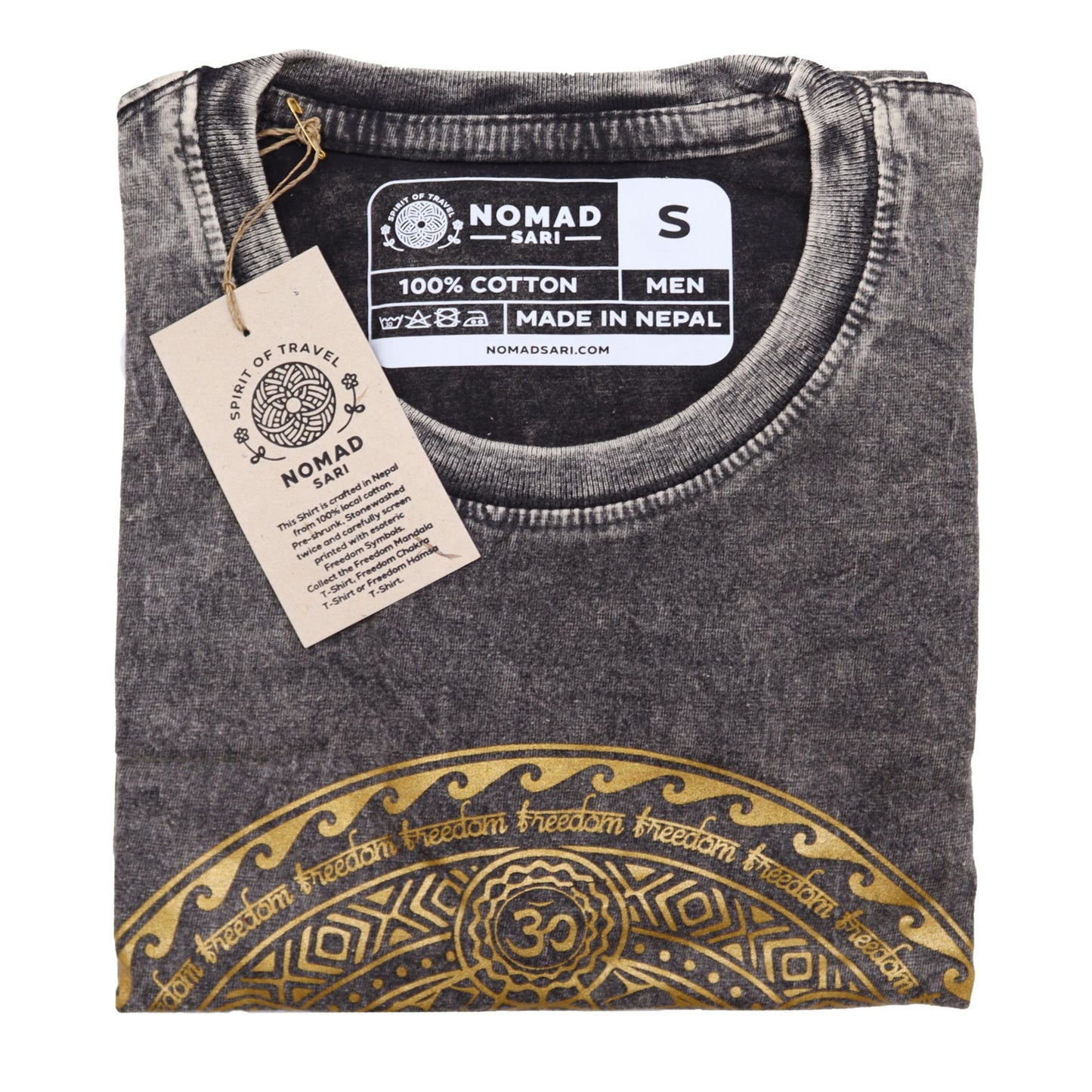 T-shirt Nomad Sari Small - Chakra - Gris foncé