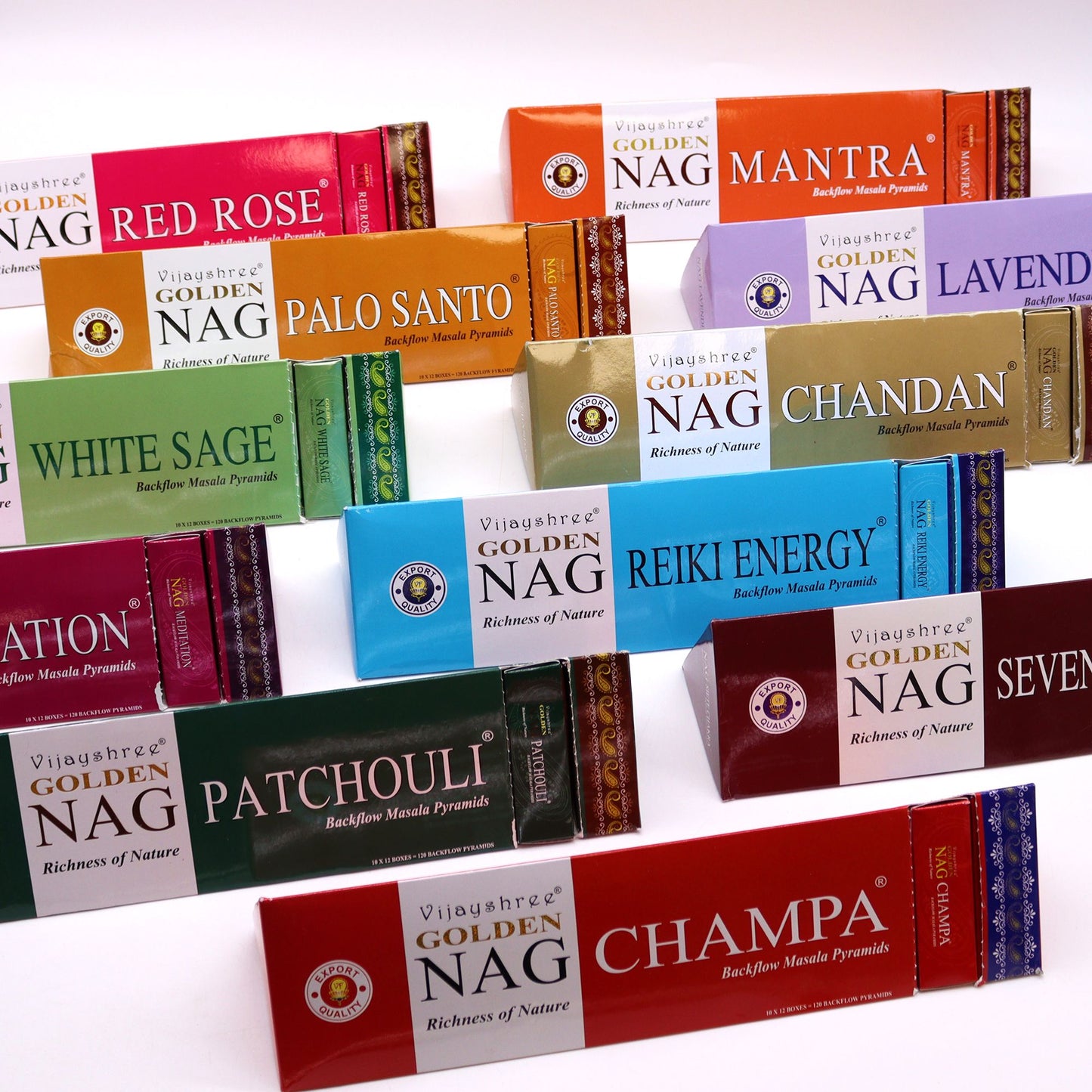 Cônes d'encens Jumbo Gold Nag - Chandan Reflux 42 g