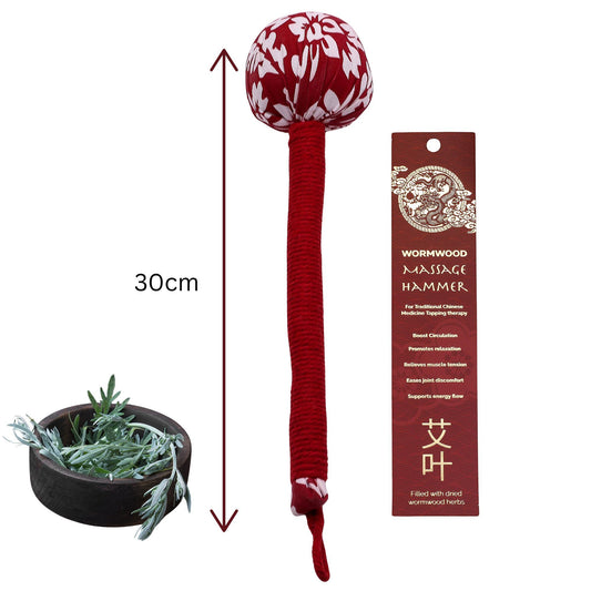 Martillo de masaje de ajenjo - Rojo