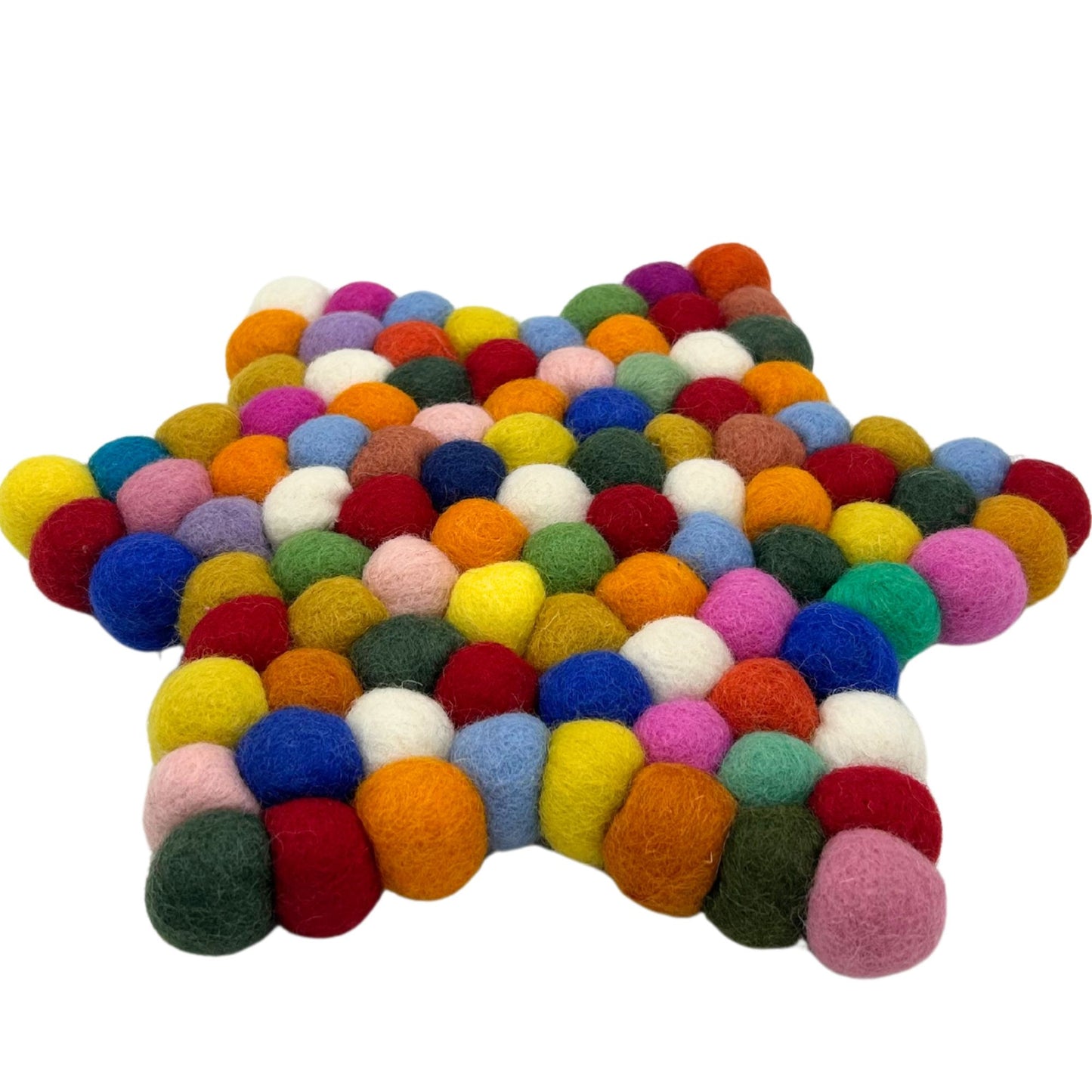 Tapis de table en feutre étoile - 38 x 18 cm, multicolore