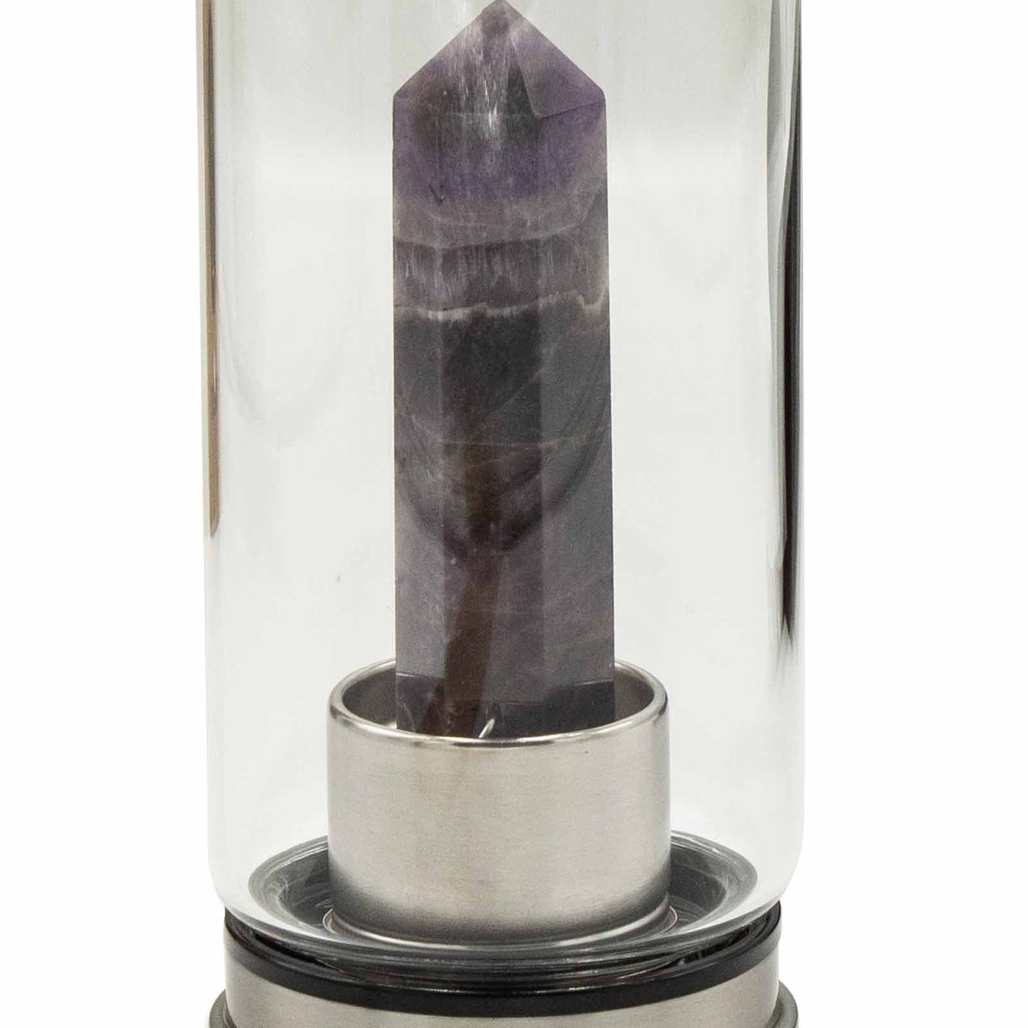 Minéral en bouteille - Améthyste relaxante - Obélisque