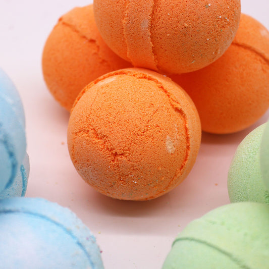 Bombe de bain à la verveine citronnée et à la mandarine