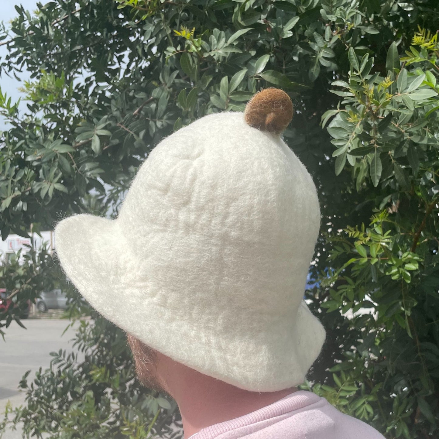 Chapeau de sauna en feutre - Naturel