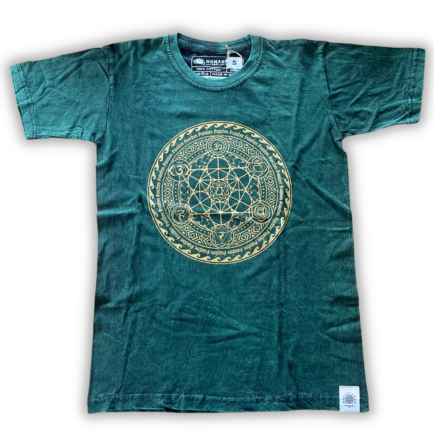 T-shirt oversize Nomad Sari - Chakra - Vert