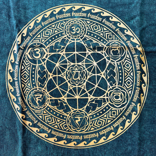 T-shirt oversize Nomad Sari - Chakra - Vert