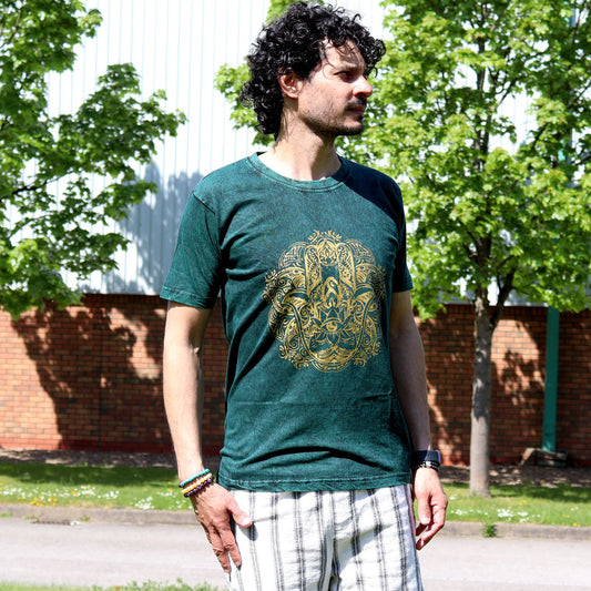 T-shirt Nomad Sari petit modèle - Hamsa - Vert