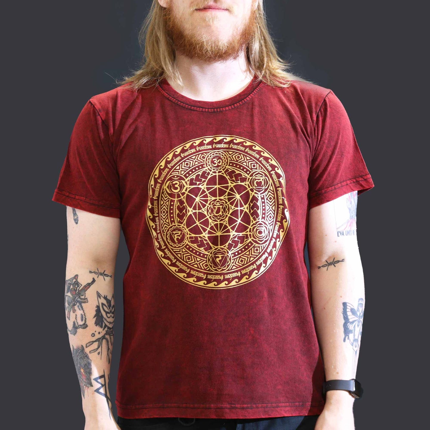 T-shirt Nomad Sari Small - Chakra - Bordeaux