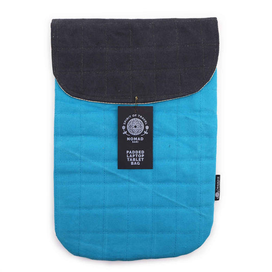 Housse rembourrée pour ordinateur portable - Turquoise formidable - 14 oz