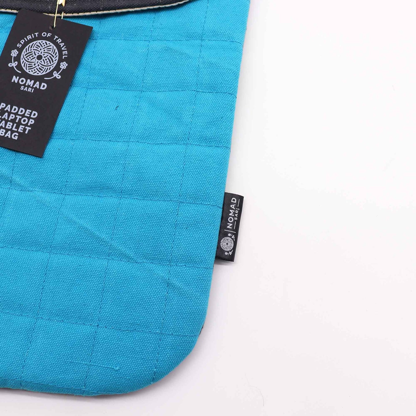 Housse rembourrée pour ordinateur portable - Turquoise formidable - 14 oz