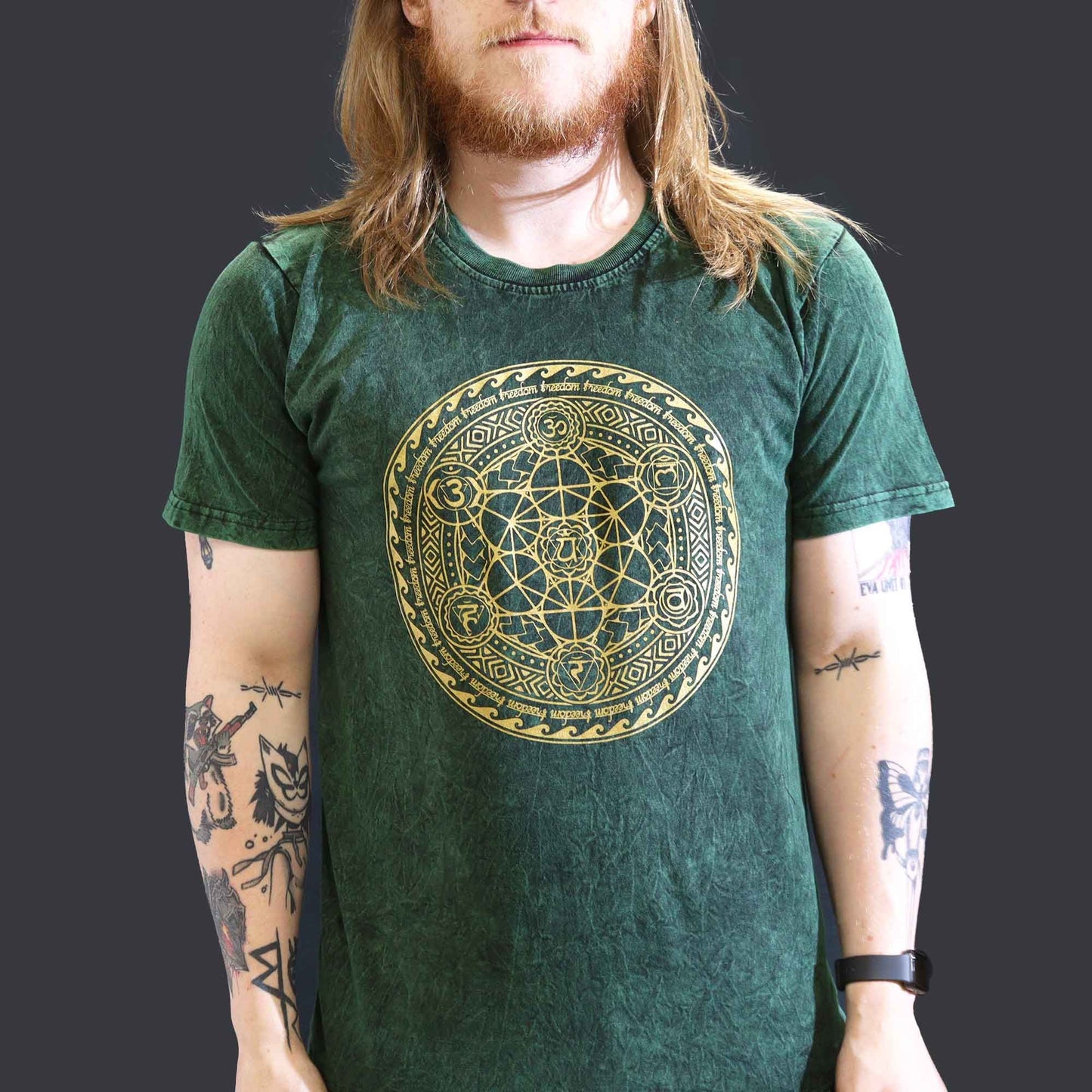 T-shirt Nomad Sari petit modèle - Chakra - Vert