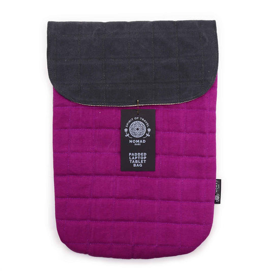Housse rembourrée pour ordinateur portable - Purple Haze - 14 oz