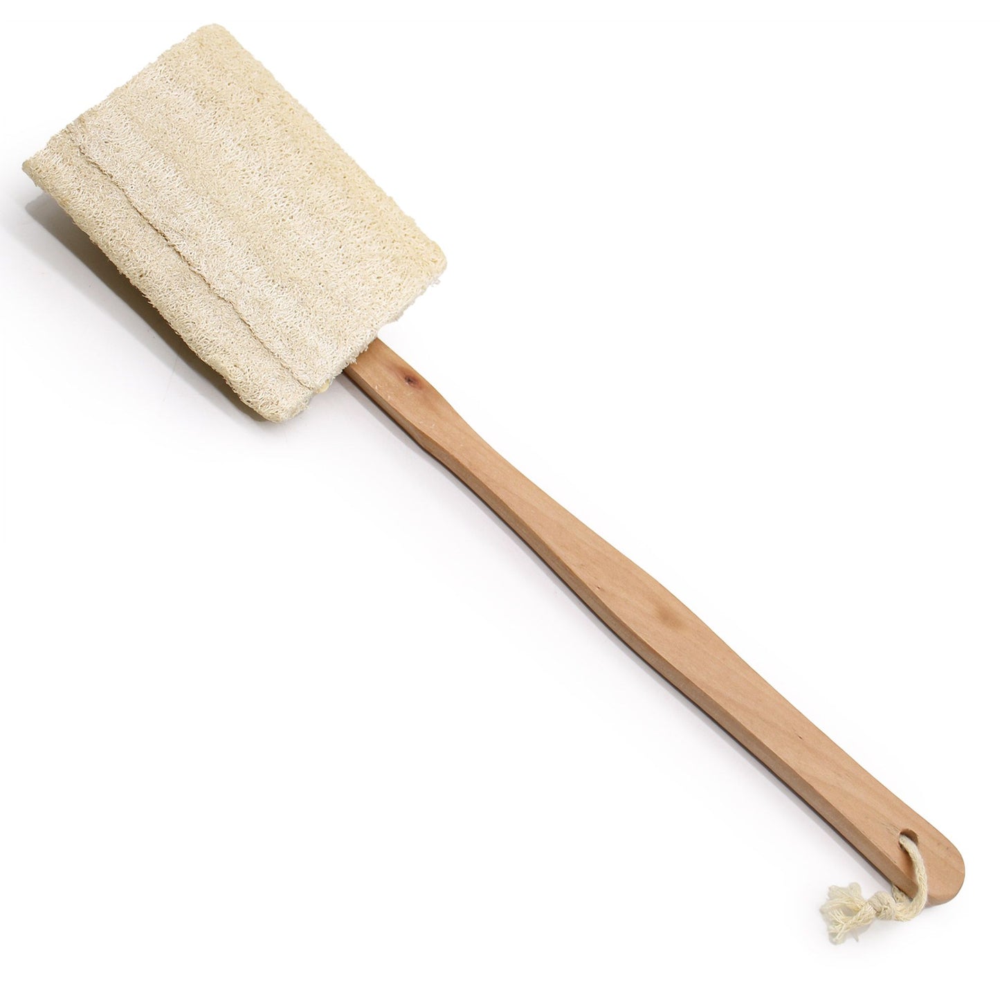 Luffa exfoliant pour le corps avec long manche