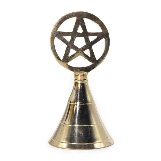Cloche d'autel en laiton - Pentagramme