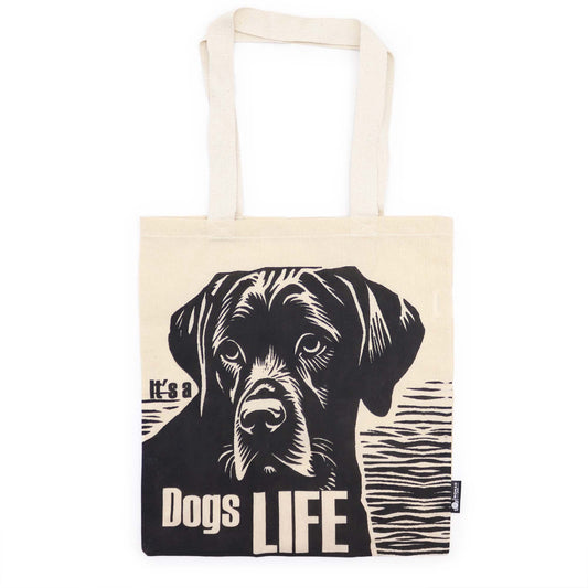 Sac basique emblématique - Dog's Life - (40 x 36 cm) - Naturel 113 g
